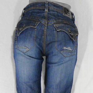APPLE BOTTOM JEANS (SZ 3/4) STRAIGHT LEG, BLUE